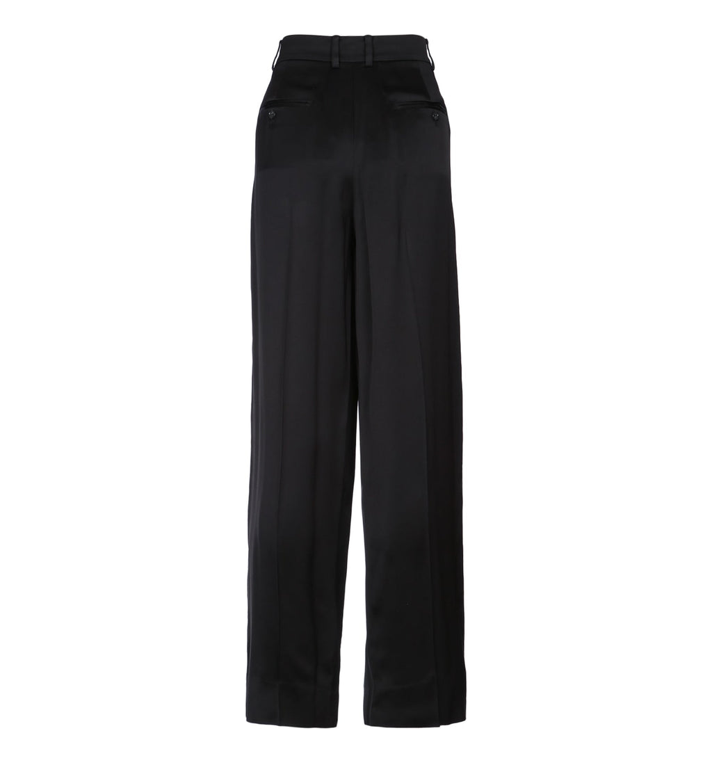 Wide Satin Trousers