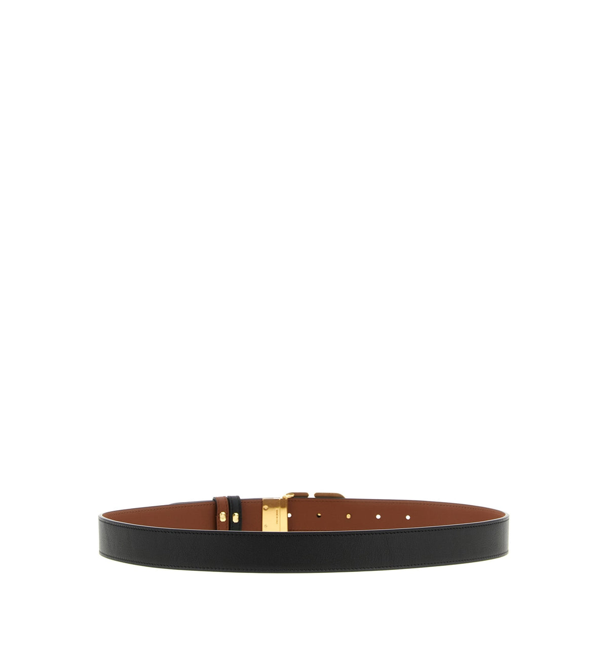 VLogo Signature Reversible Shiny Calfskin Belt