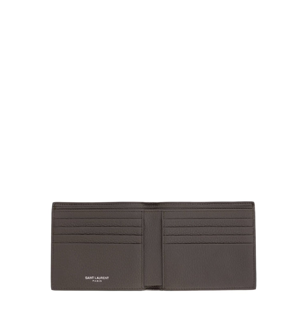 TINY CASSANDRE East/West wallet in grained leather