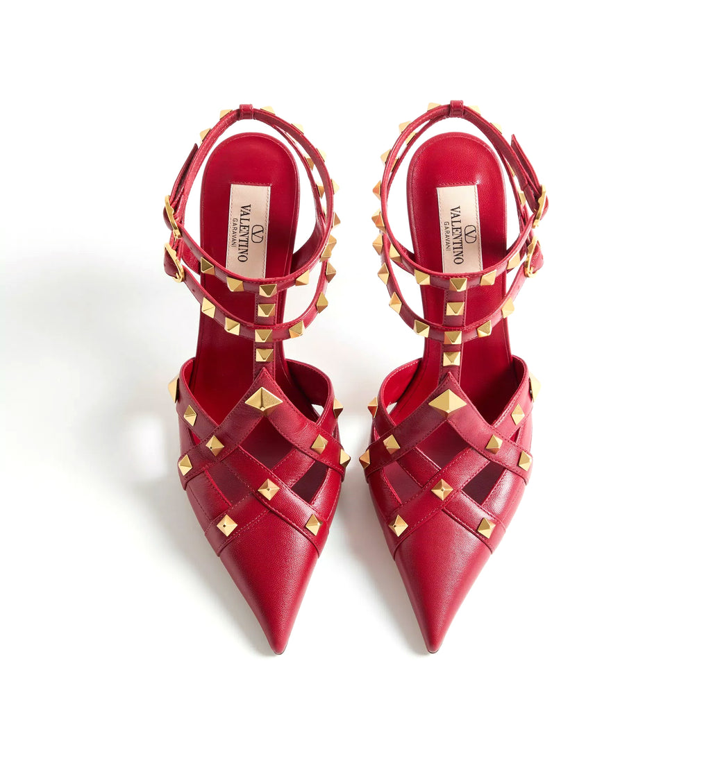Studdy Kidskin Pumps 100mm