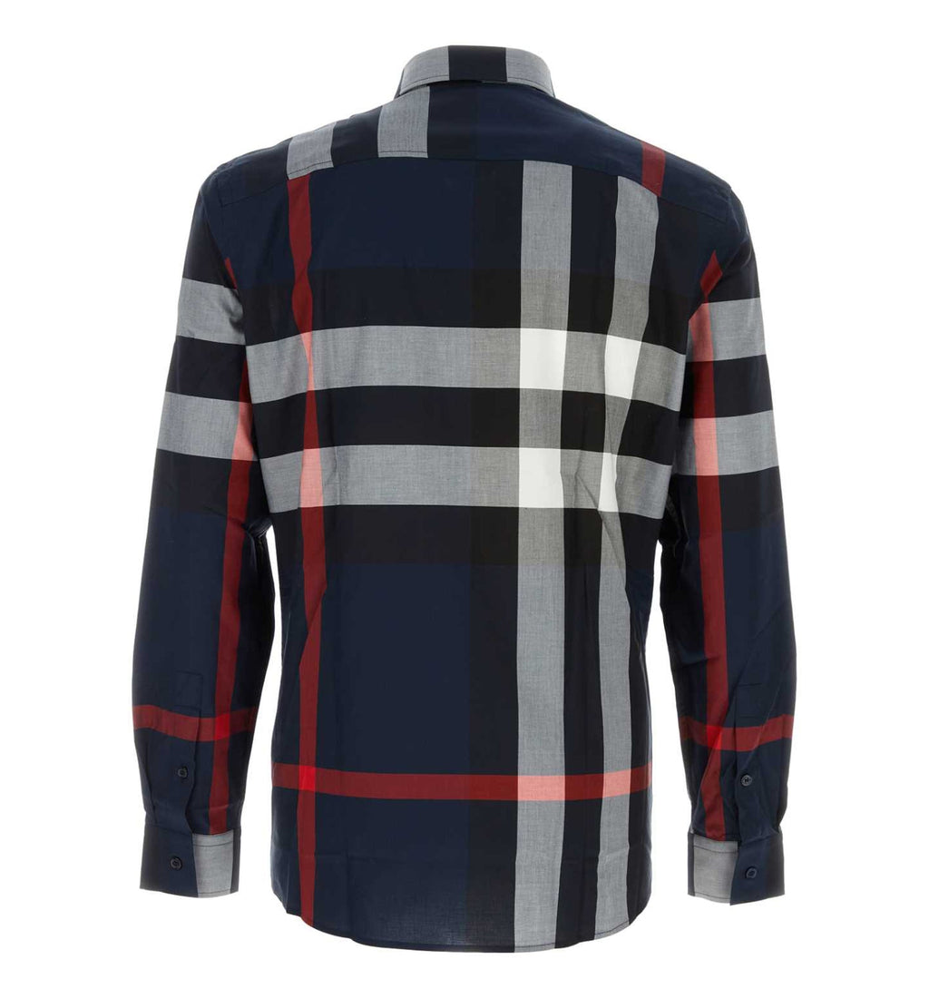 Slim Fit Check Cotton Shirt