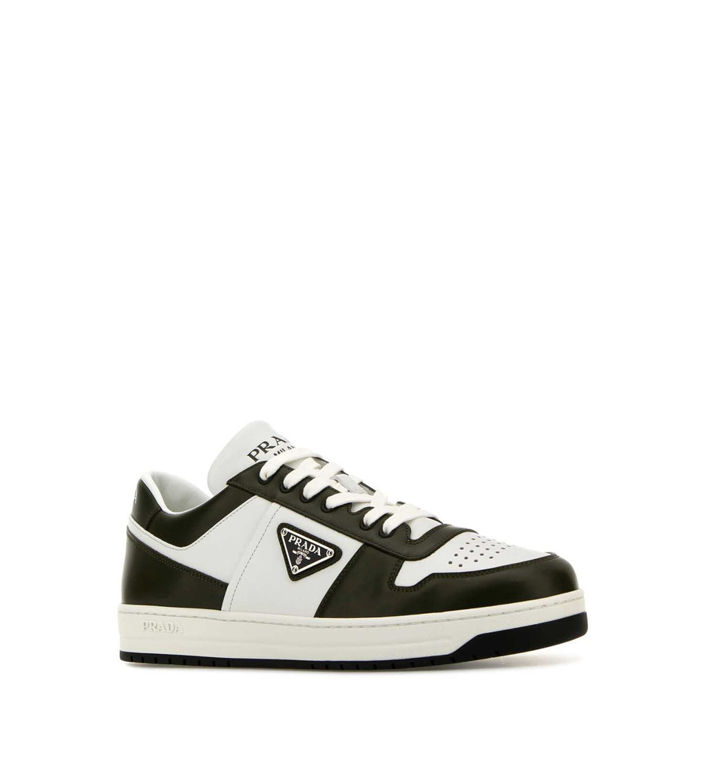 Downtown Two-Tone Leather Sneakers
