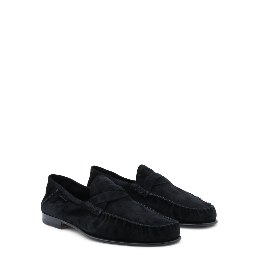Suede Twisted Band Ripley Loafer