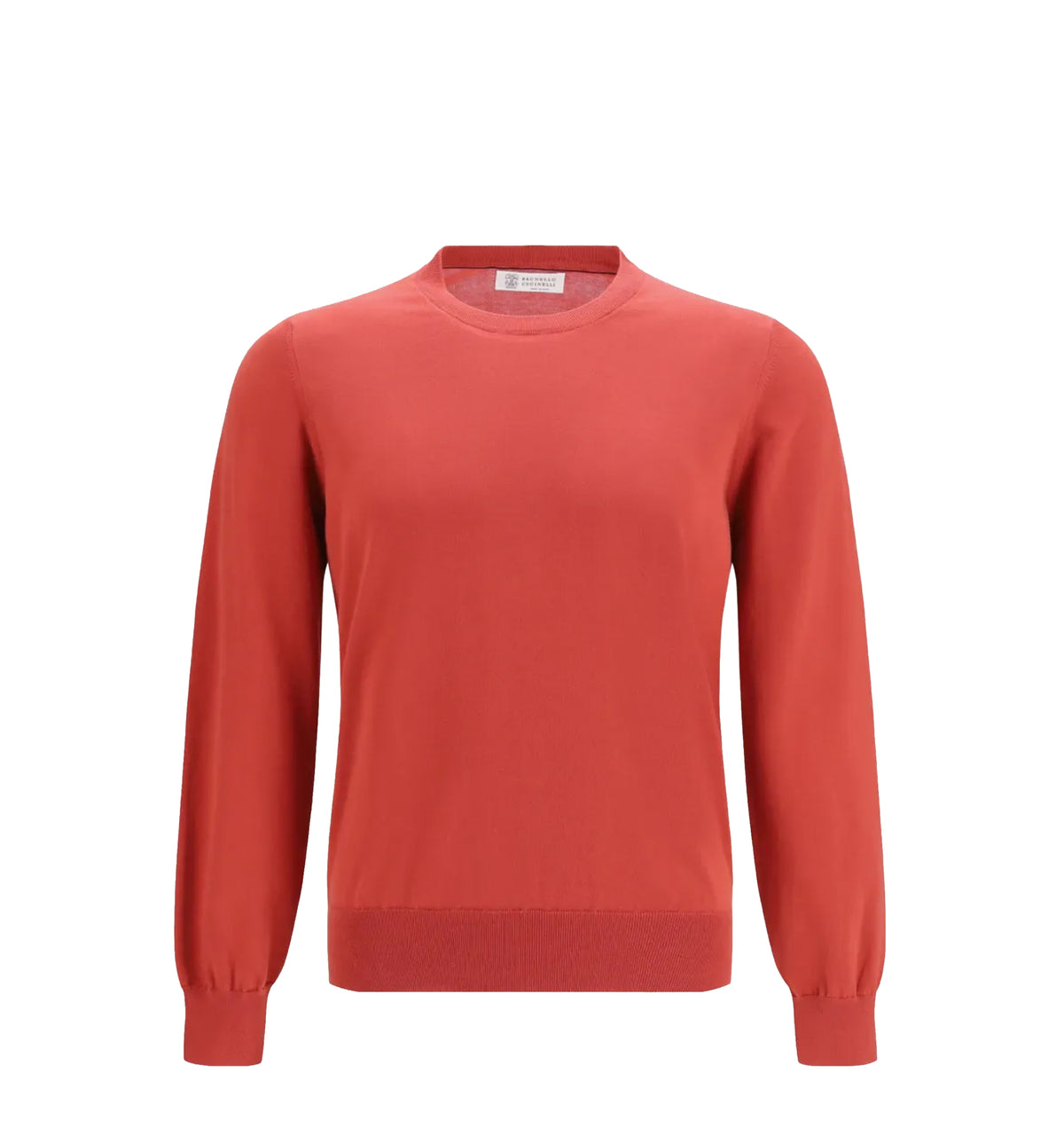 Crew-neck long-sleeve sweatshirt