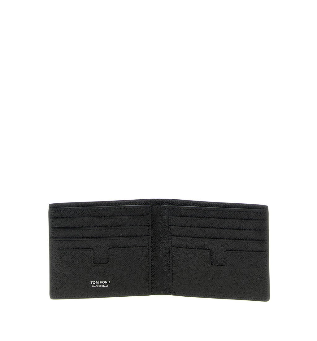 Small Grain Leather Bifold Wallet