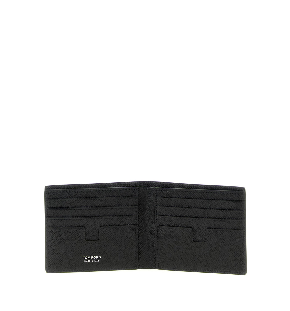 Small Grain Leather Bifold Wallet
