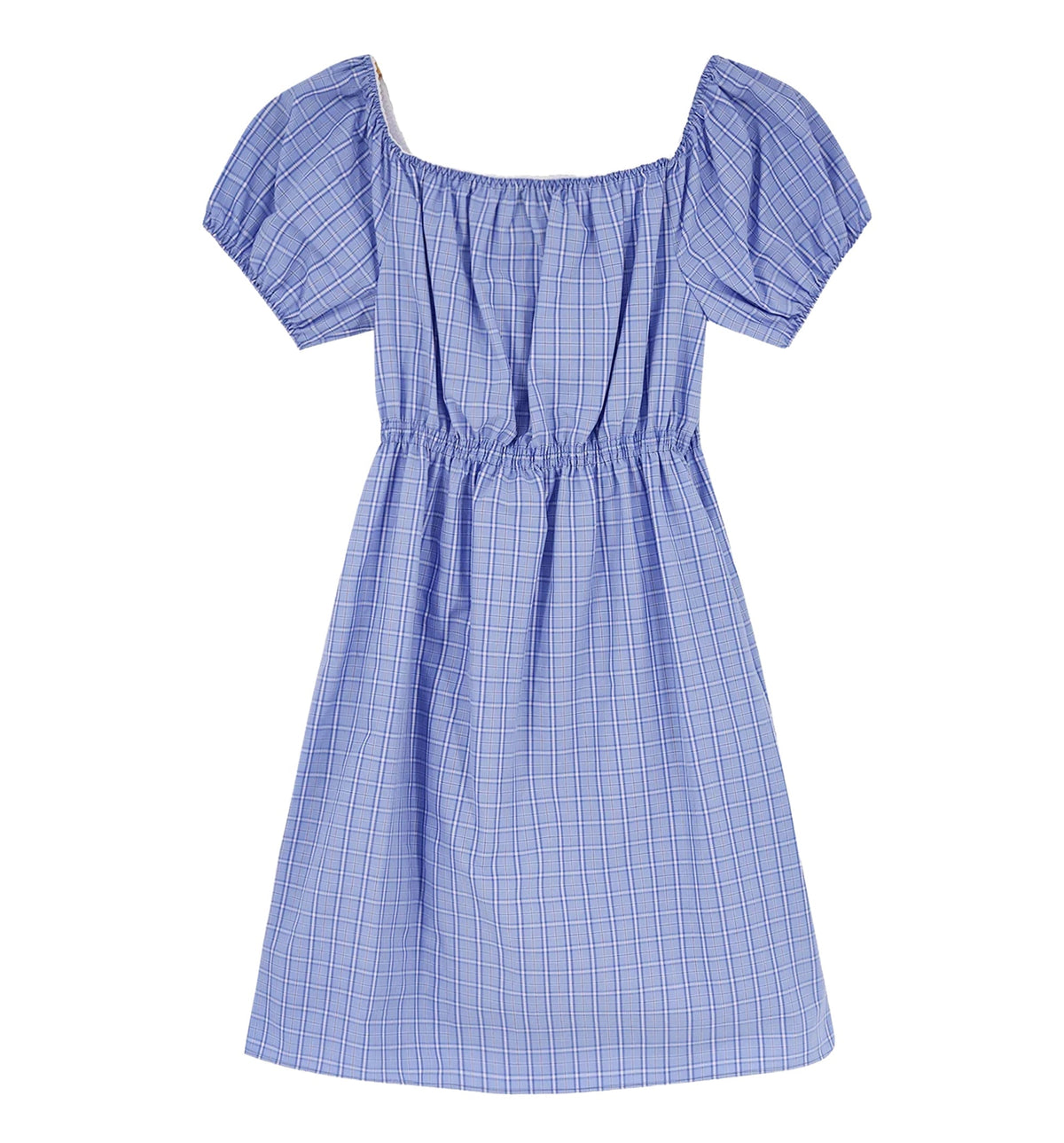 Madras Cotton Mini Dress