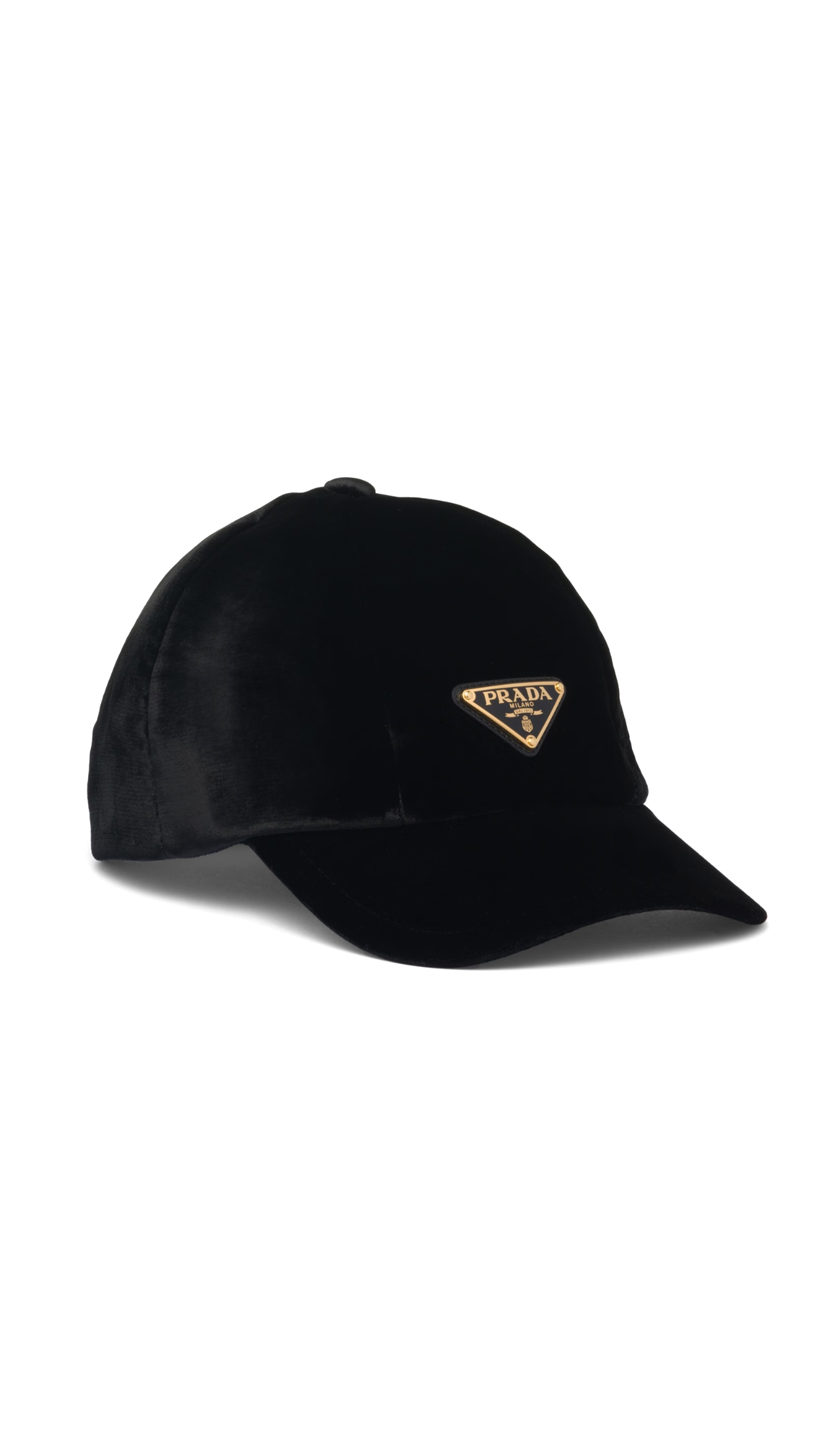 Velvet Baseball Cap - Black