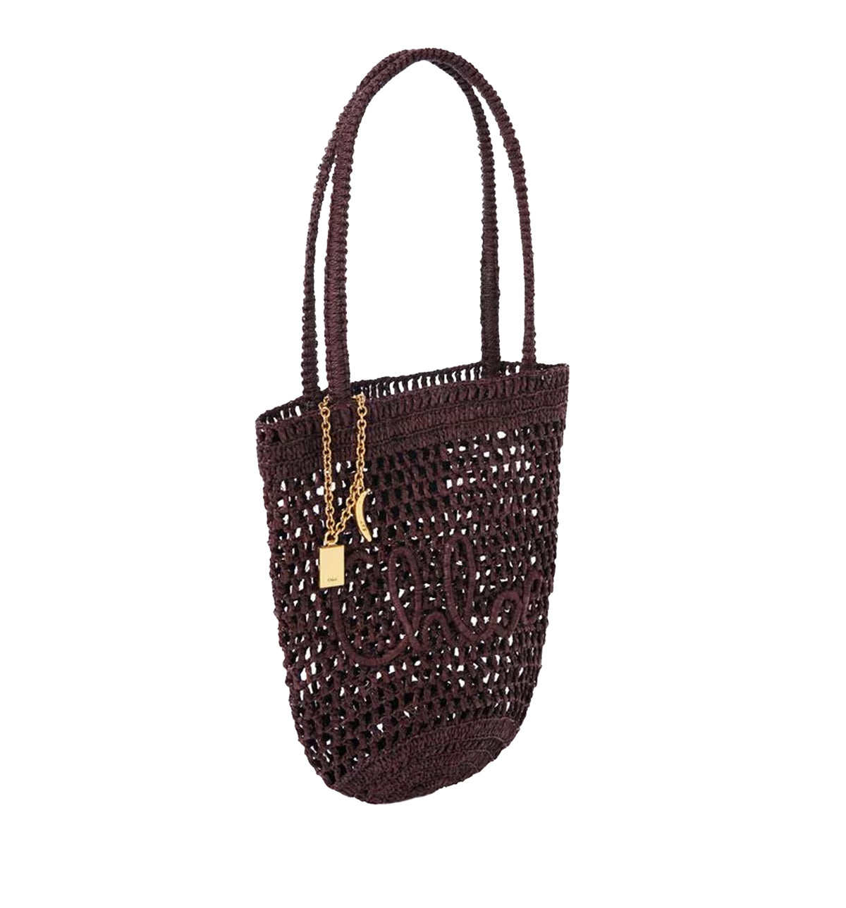 Raffia tote bag