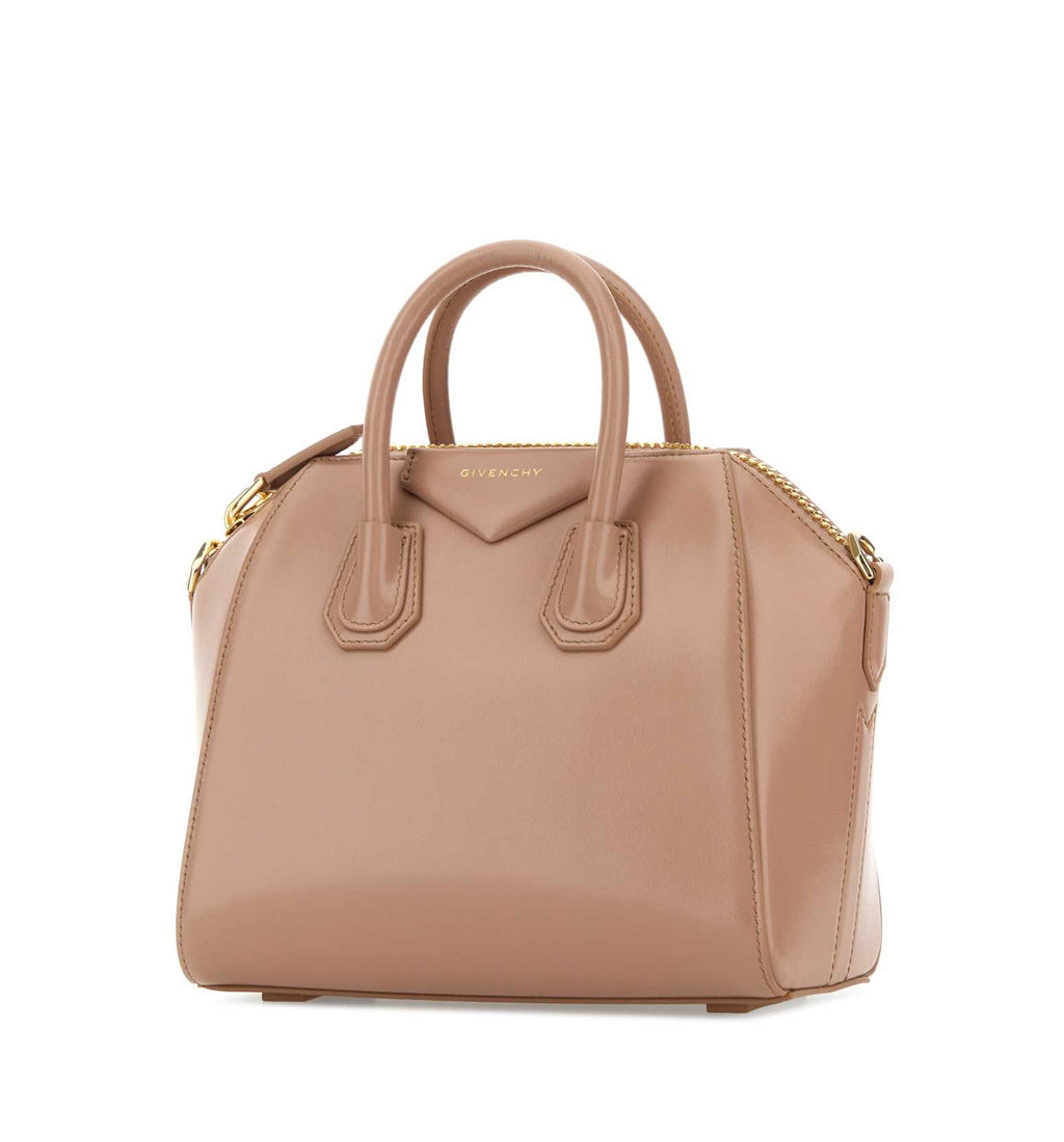 Mini Antigona Bag in Box Leather