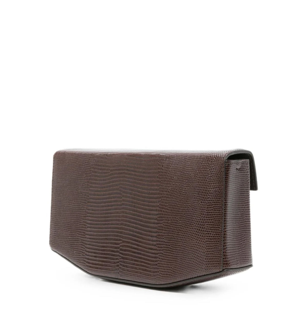 Clip Leather Shoulder Bag