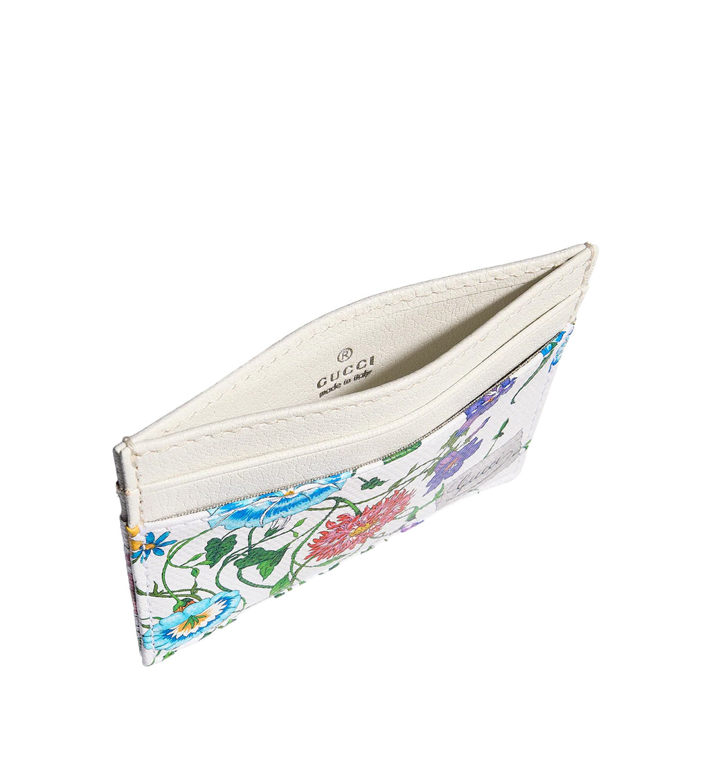 Flora-Motif Card Case