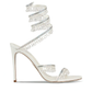 Crystal Chandelier Sandals - Grey/Silver