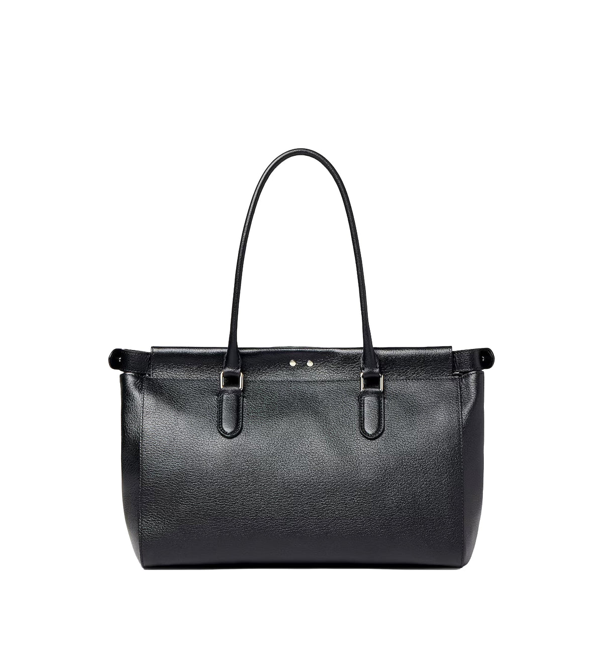 Peekaboo Tote Small Black Leather Bag