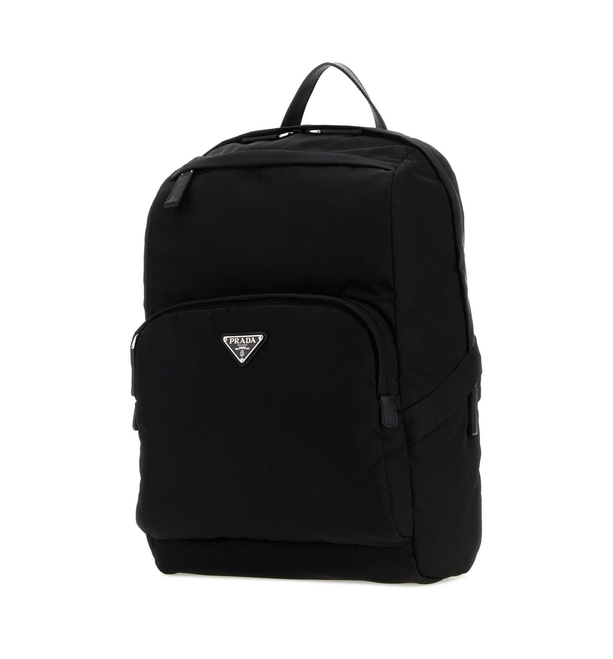 Re-Nylon And Saffiano Leather Backpack