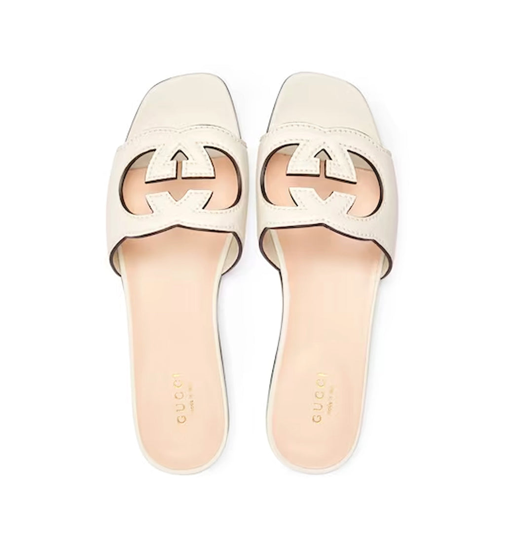 Women's Slide Sandal With Interlocking G