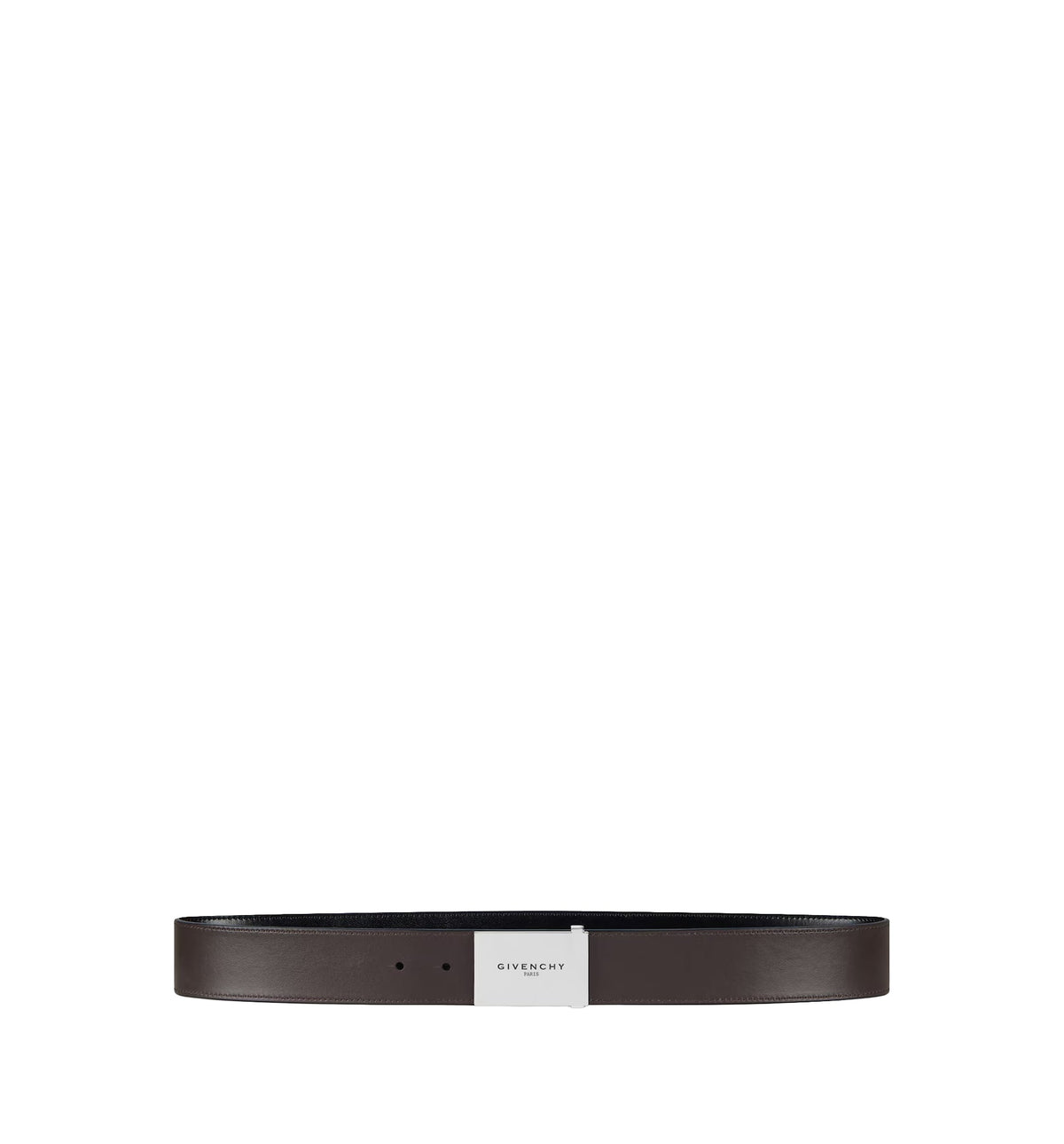Label Reversible Belt In Leather