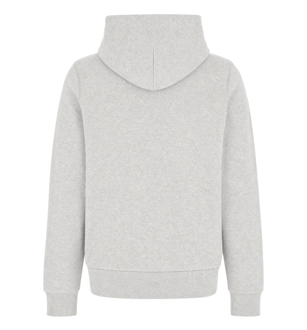 Sketched Logo Zip-Up Cotton Hoodie