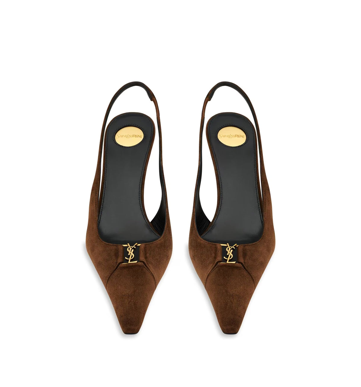 Babylone Breteuil Slingback Pumps In Suede