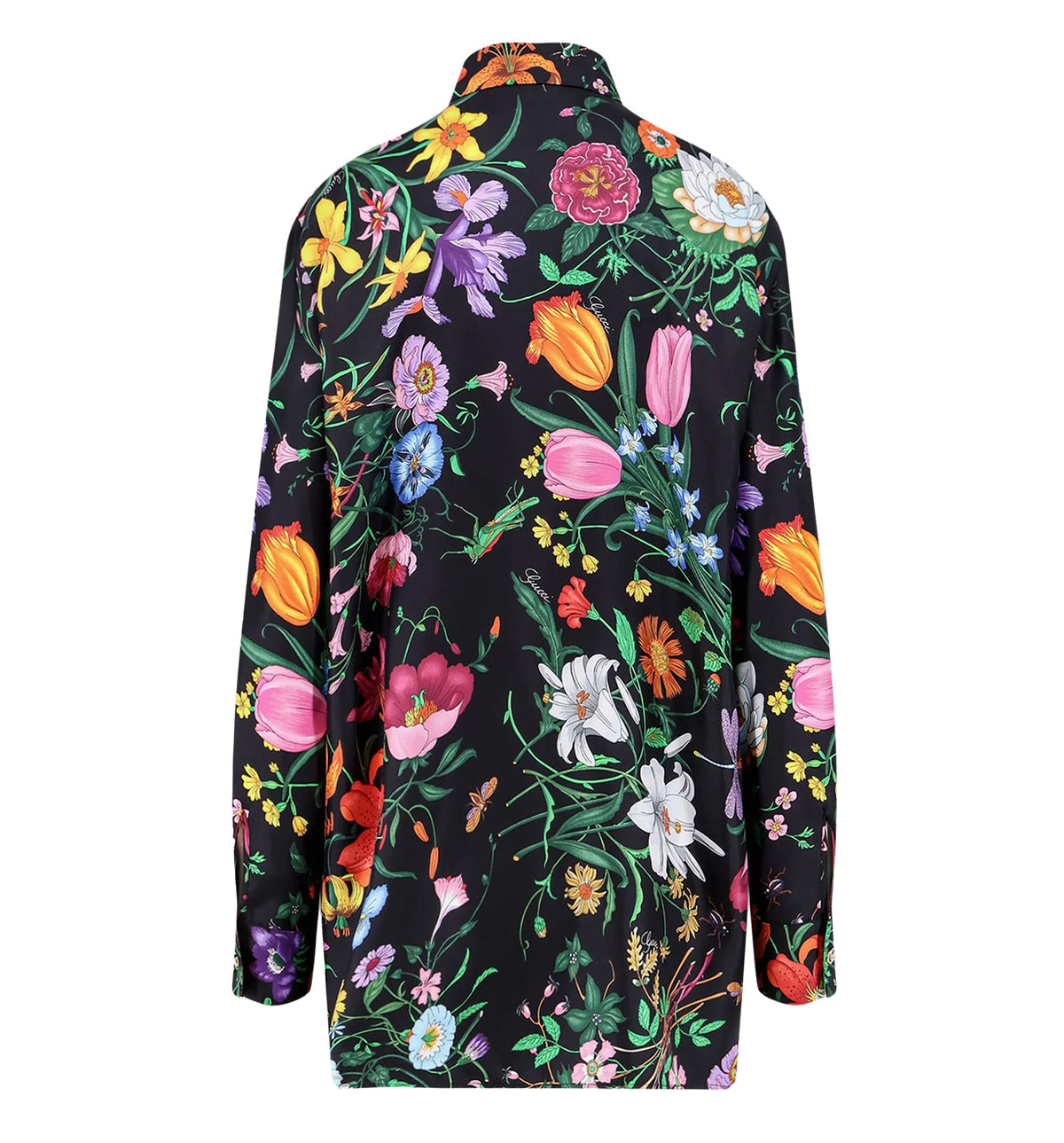 Printed Silk Twill Shirt