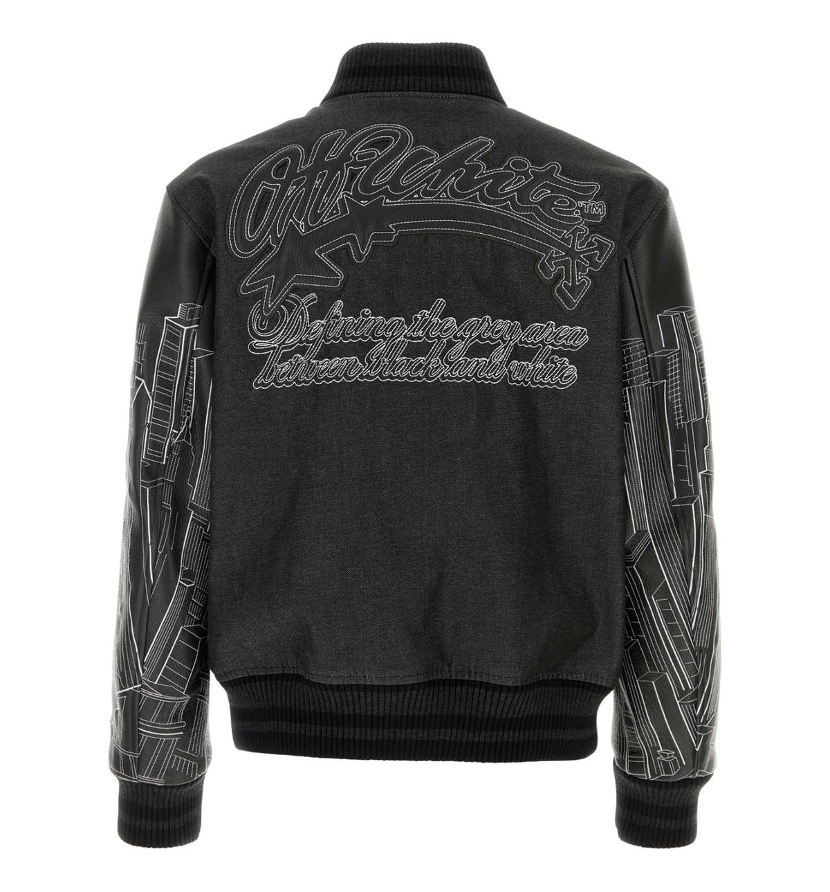 Skyline Embroidered Varsity Jacket