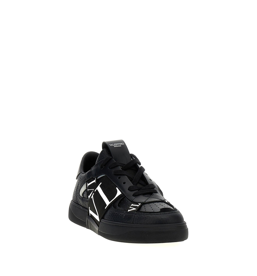 Low-Top Calfskin VL7N Sneaker with Bands -