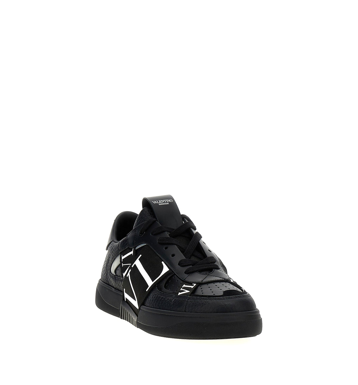 Low-Top Calfskin VL7N Sneaker with Bands -