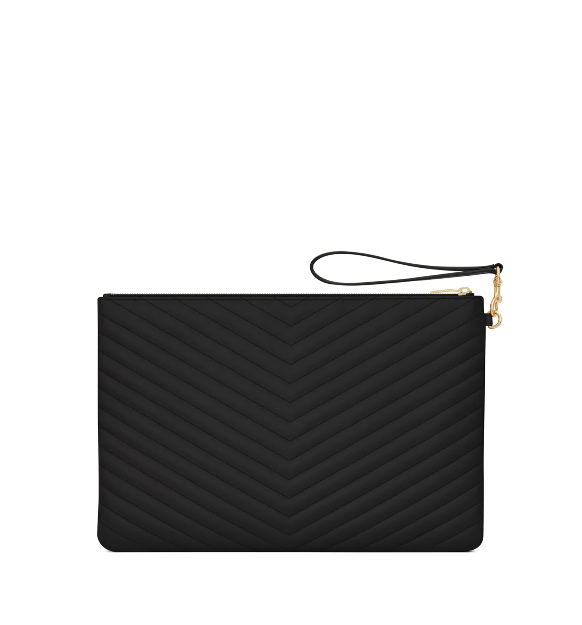 Cassandre Matelassé Document Holder in Leather