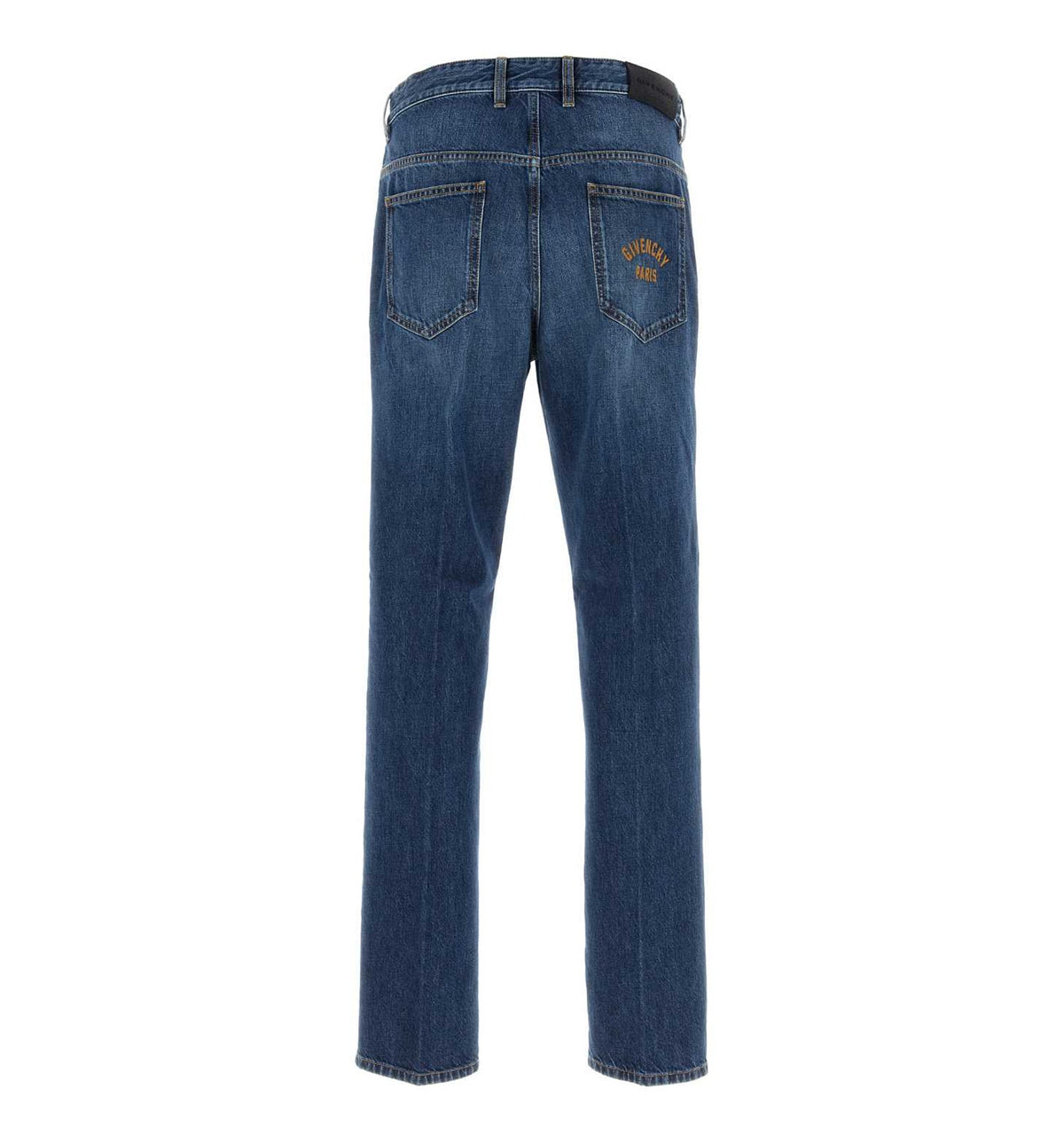 Washed Straight Leg Jeans