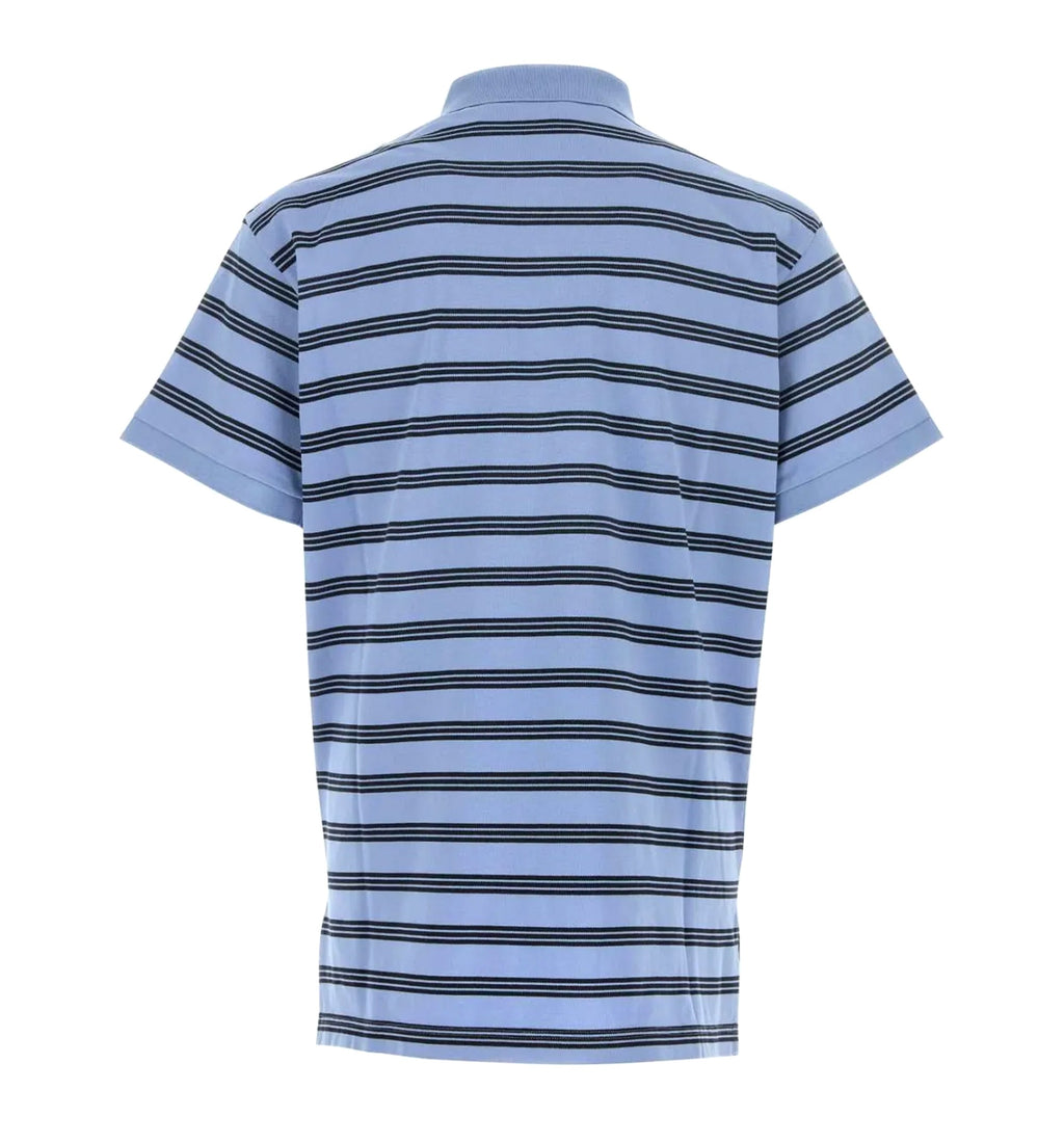 Striped Short Sleeved Polo Shirt