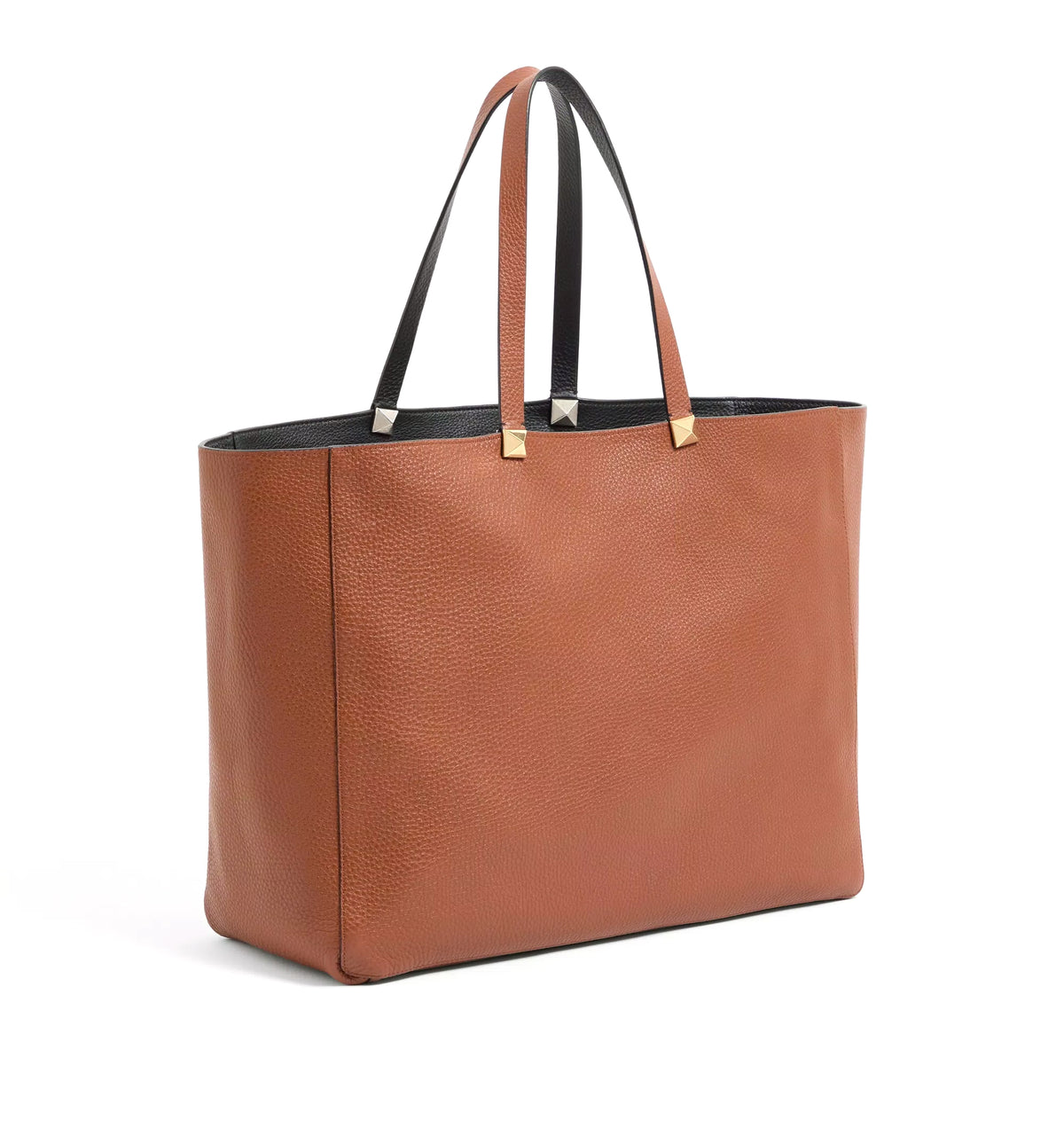 Rockstud Reversible Elk Print Calfskin Tote