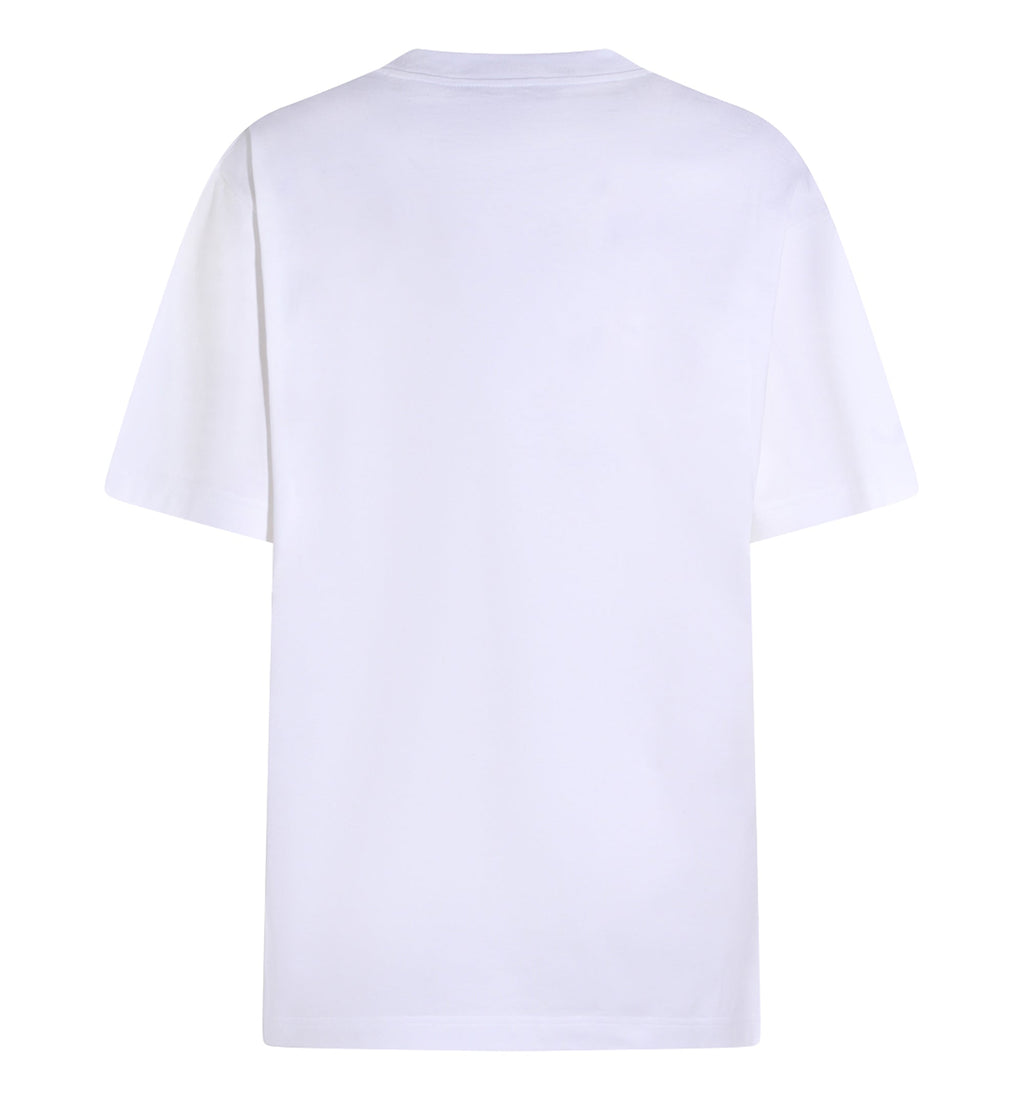 Cotton Jersey T-Shirt With Print