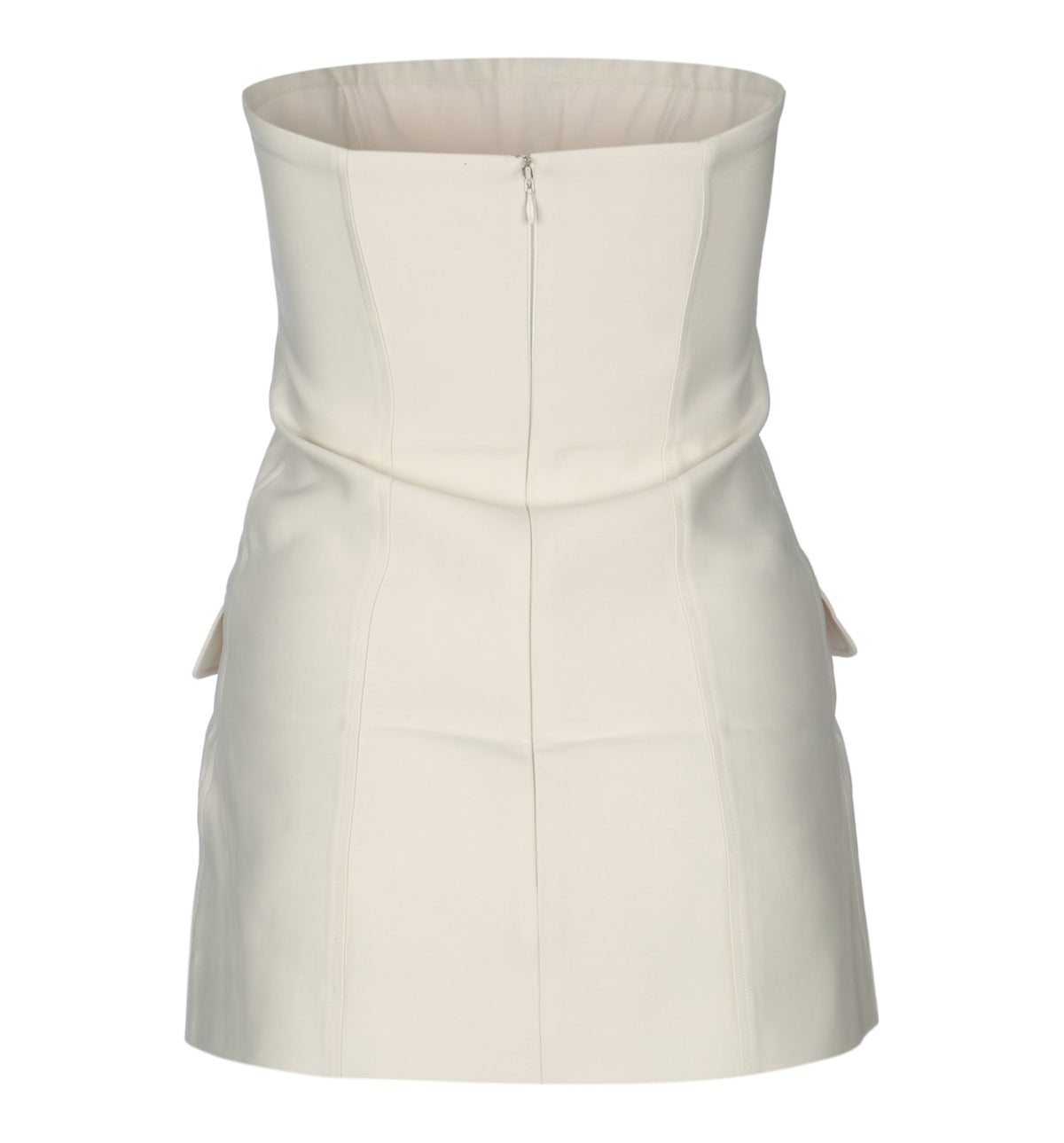 Strapless Crepe Pocket Top