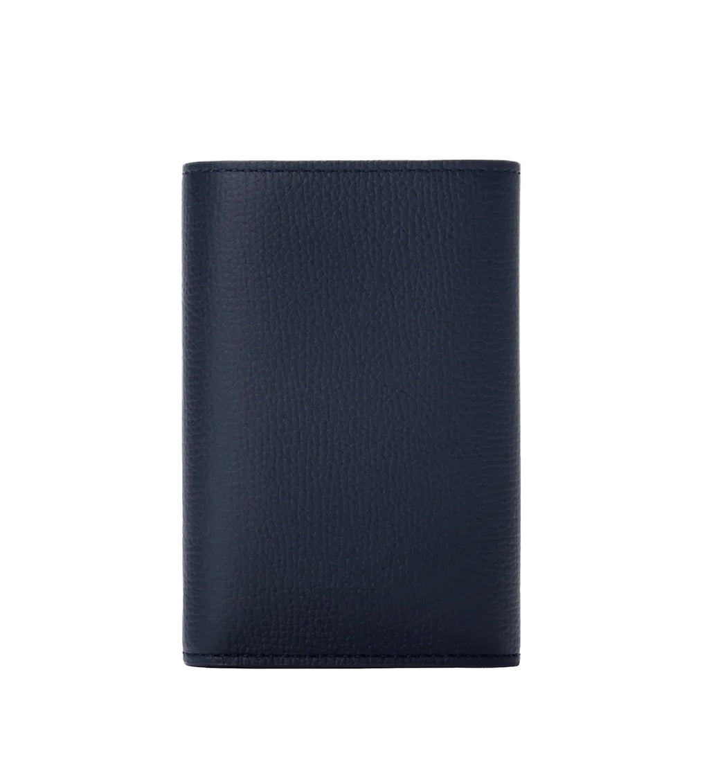 Anagram Small Vertical Wallet In Pebble Grained Calfskin