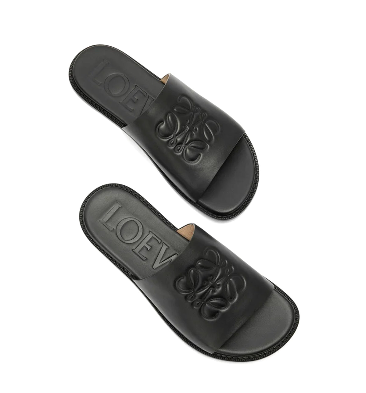 Flex Anagram Slide In Soft Calfskin