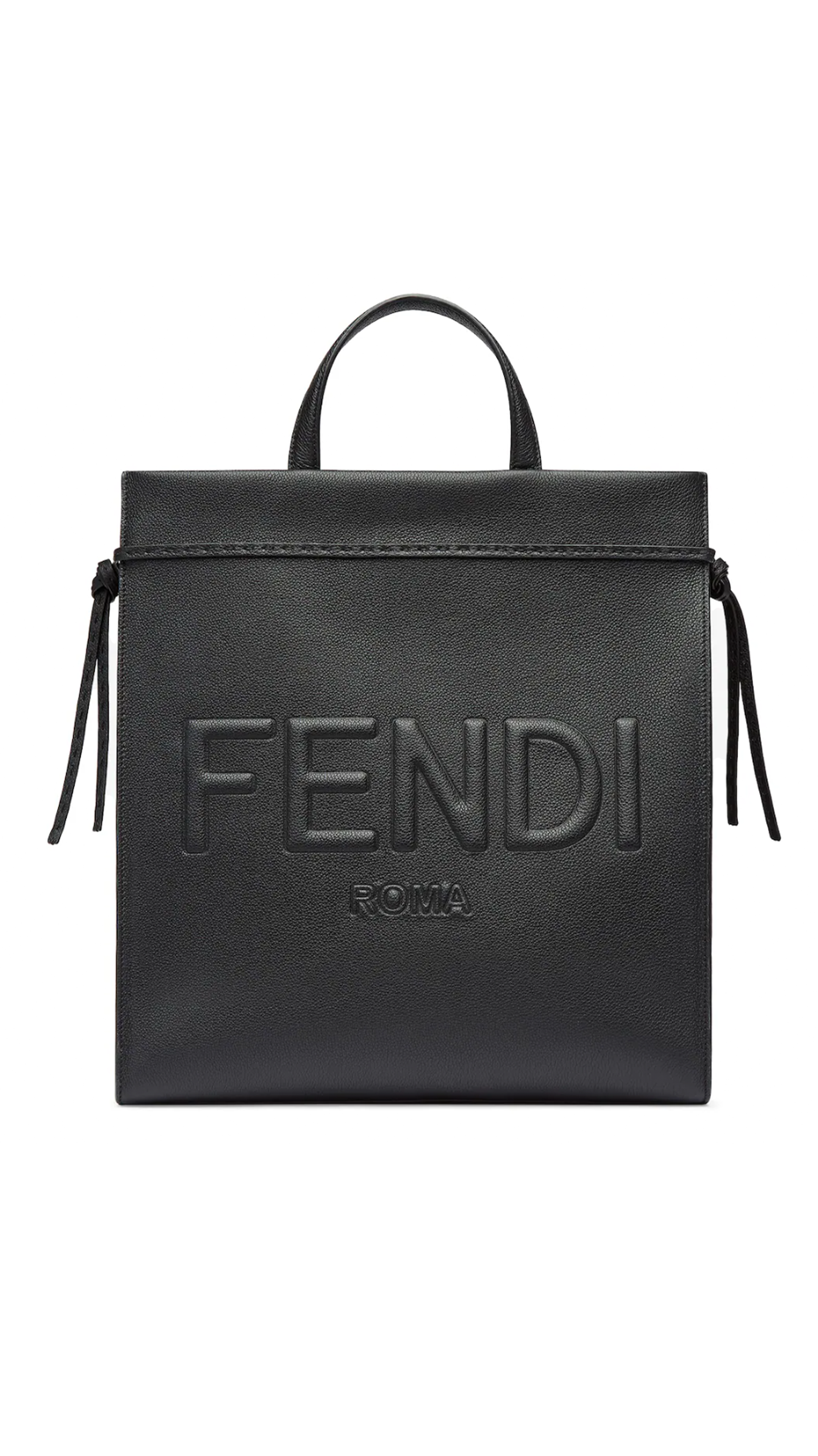 Fendi Roma Medium Go To Shopper - Black