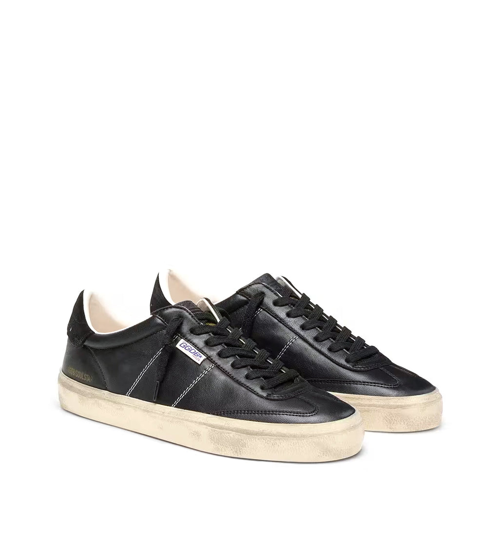 Men's Soul Star in black leather
