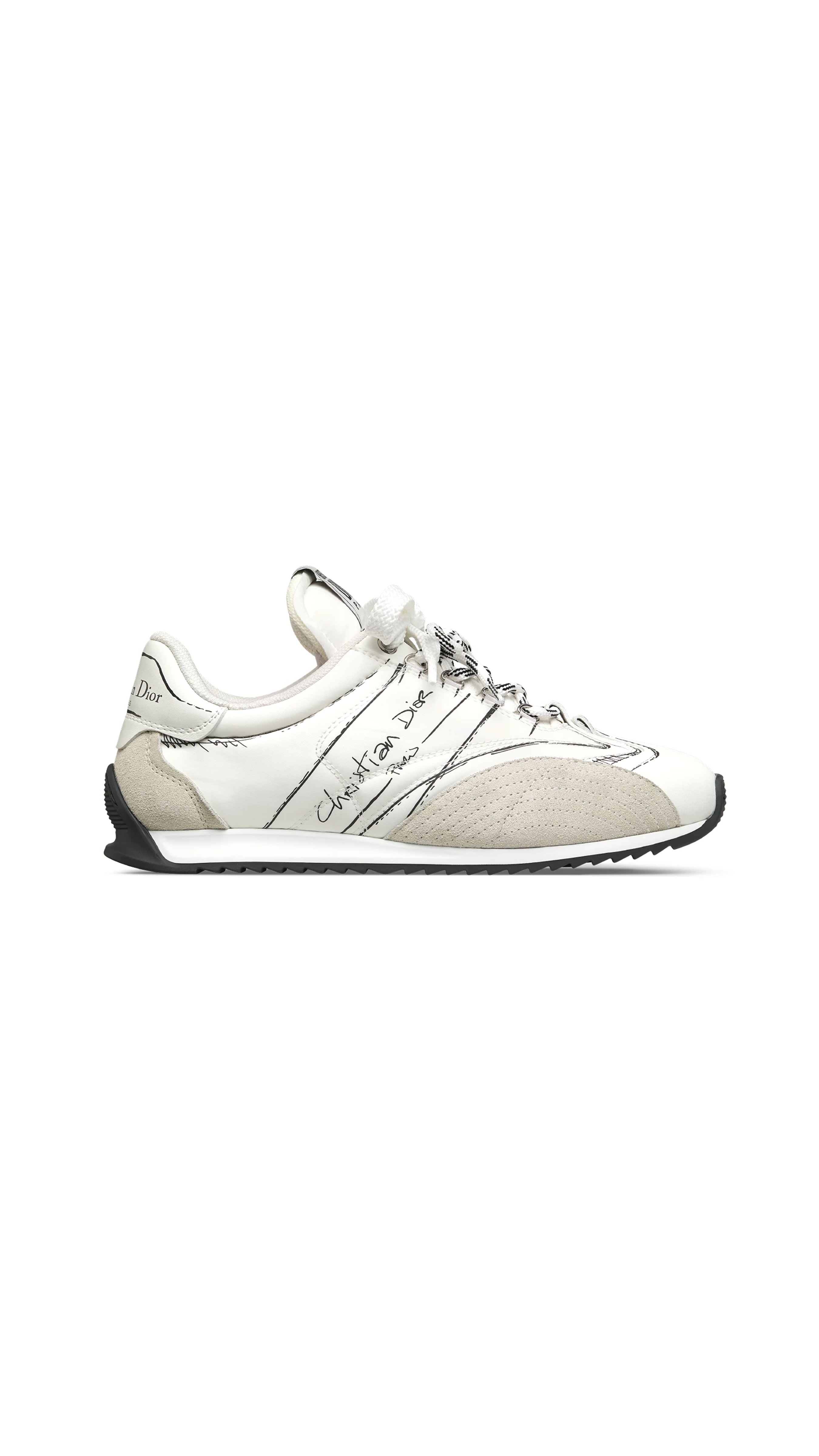 D-Sketch Sneaker - White/Black