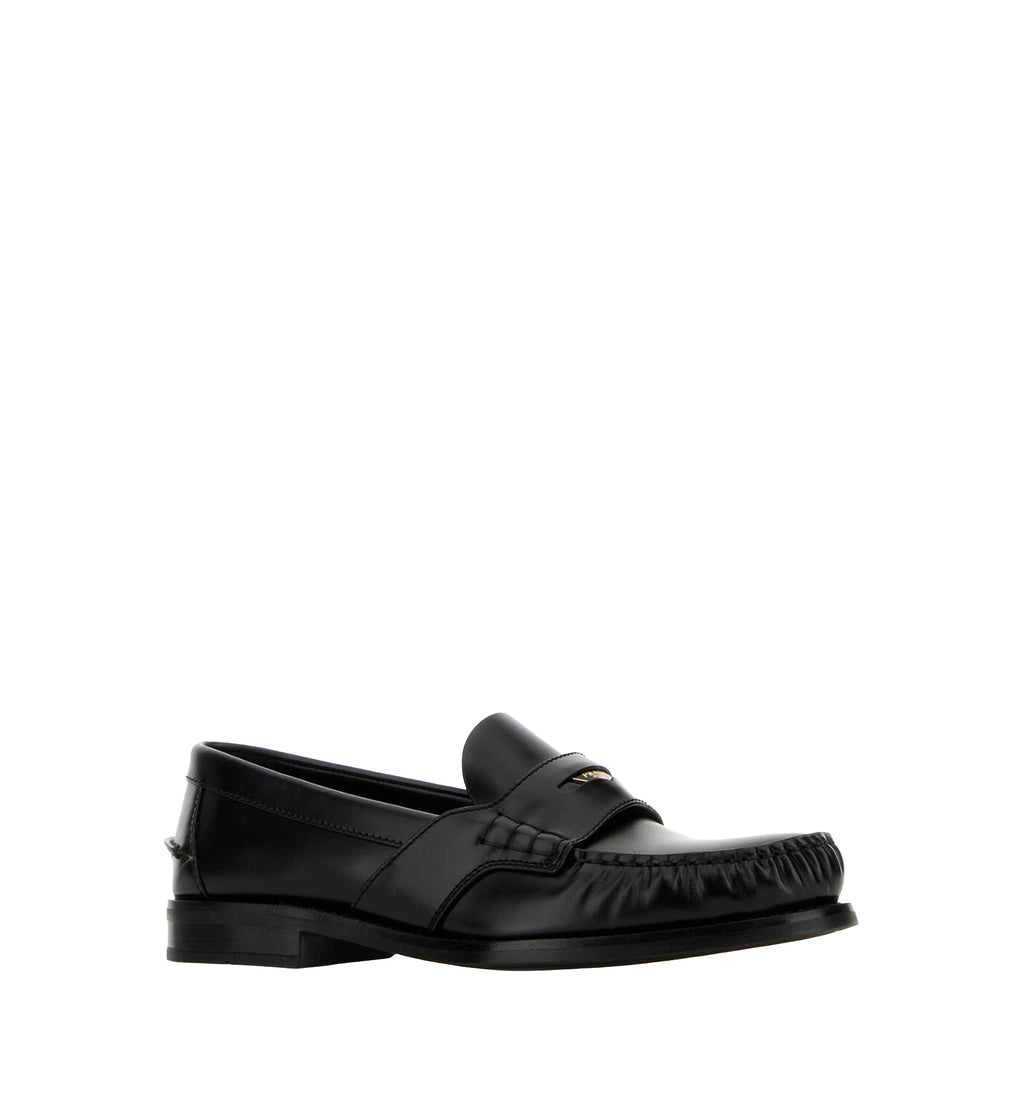 Leather loafers