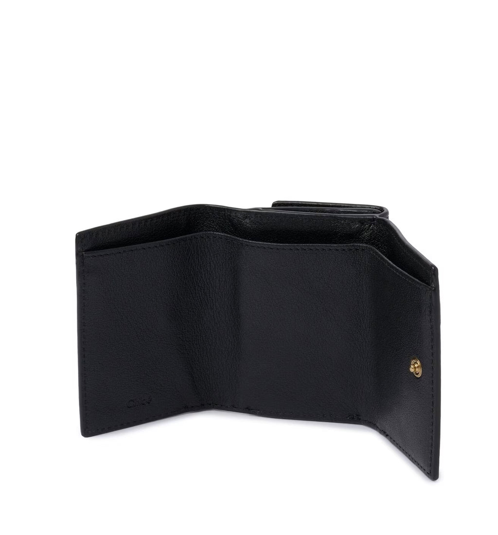 Mini Paddington tri-fold in grained leather