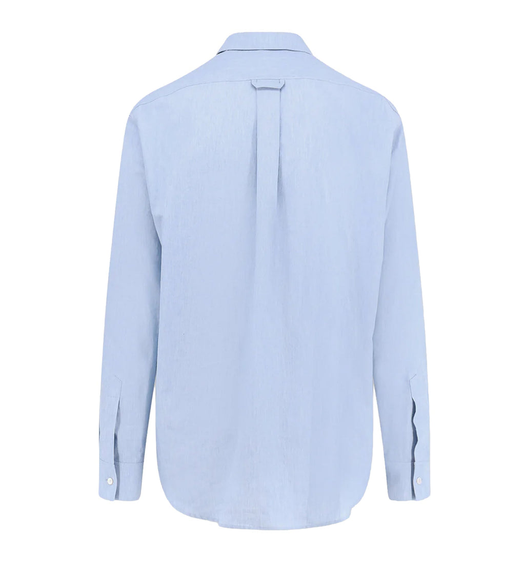Relaxed Shirt In Chambray Cotton