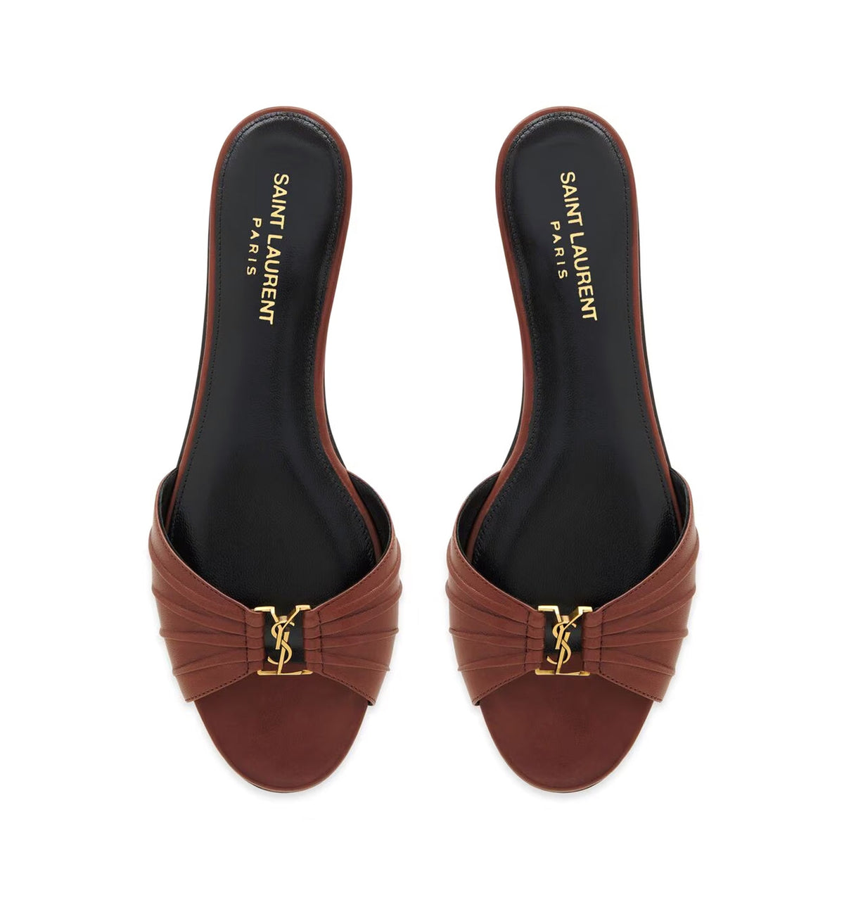 Babylone Slides In Smooth Leather