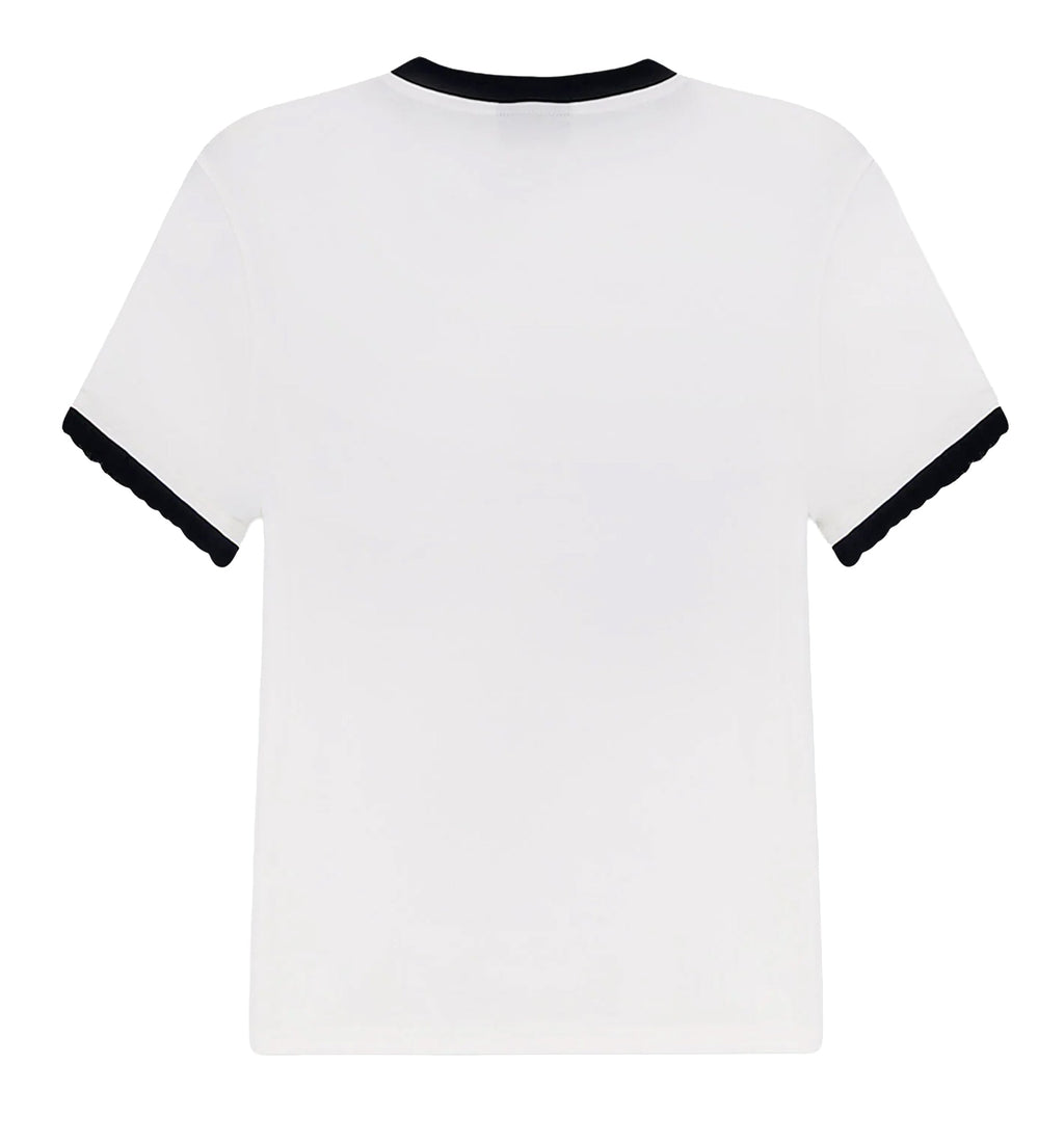 Cotton Jersey T-Shirt With Print