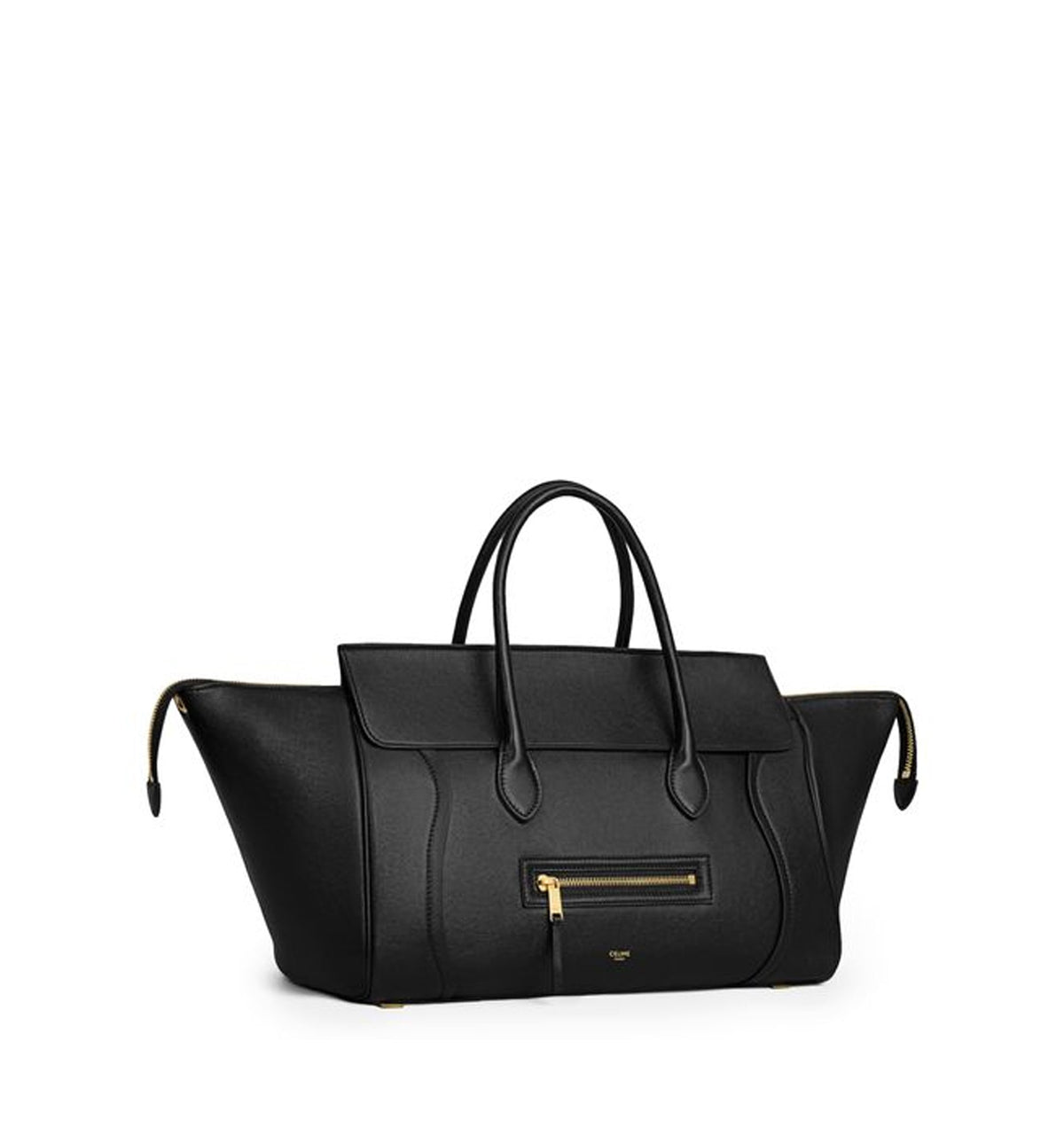 Large New Luggage in Supple Shiny Lambskin