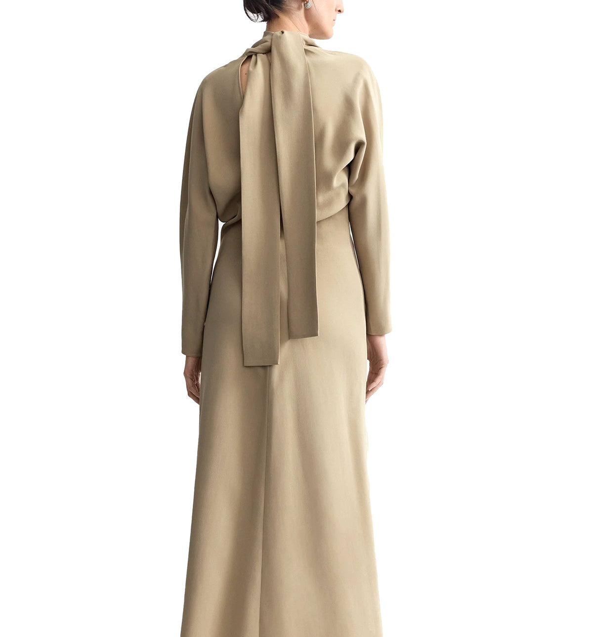 Slouch waist scarf dress