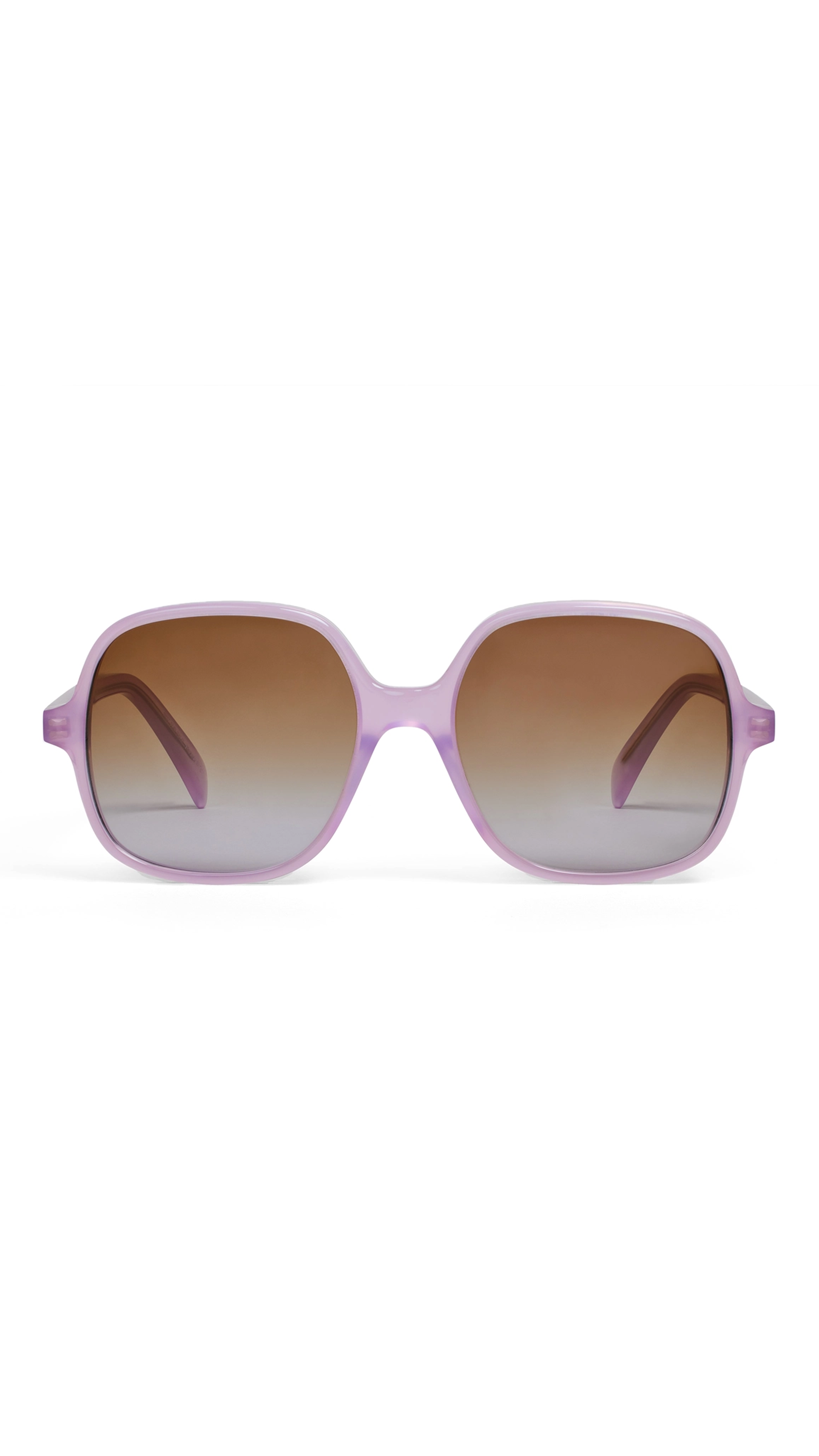 Oversized S244 Sunglasses in Acetate - Milky Mauve