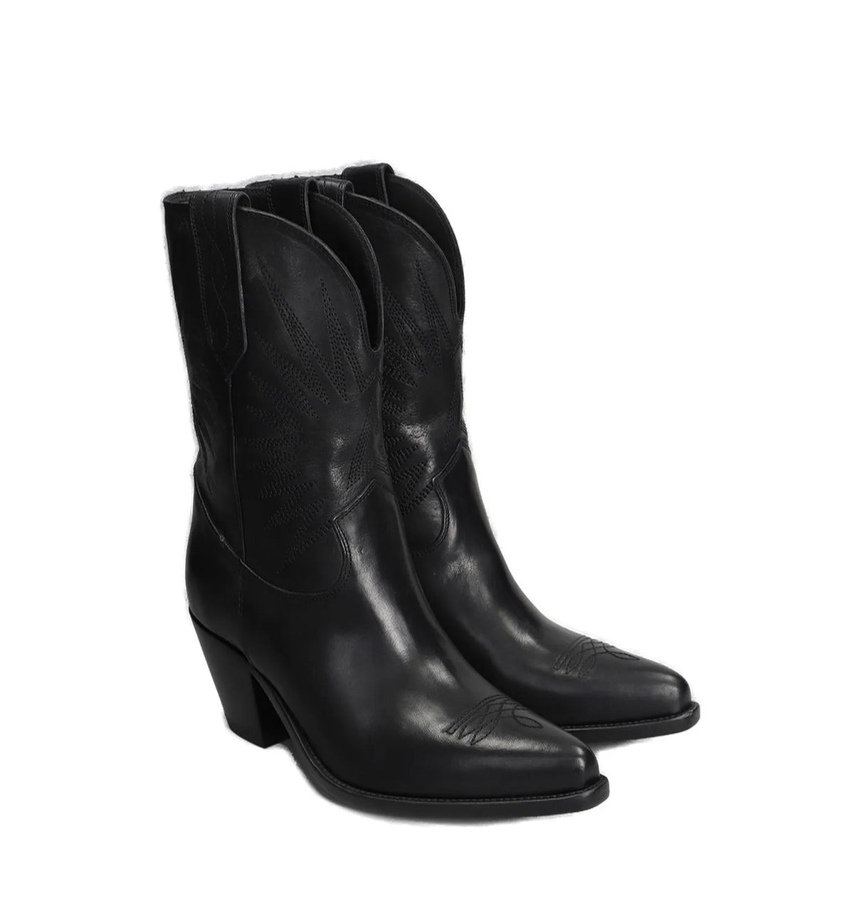 Low Wish Star Pointed-Toe Boots