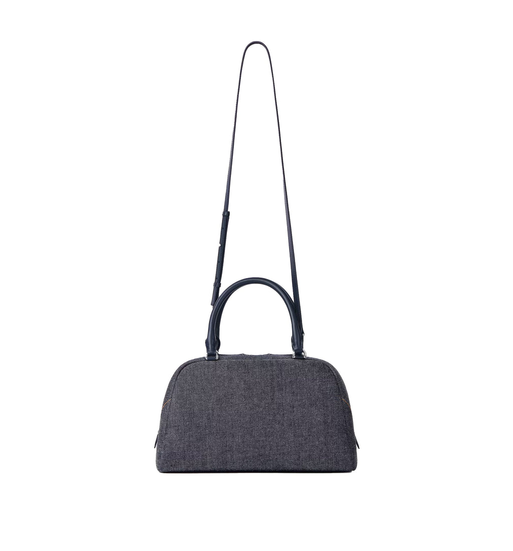 Antigona East-West Bowling Bag In Denim