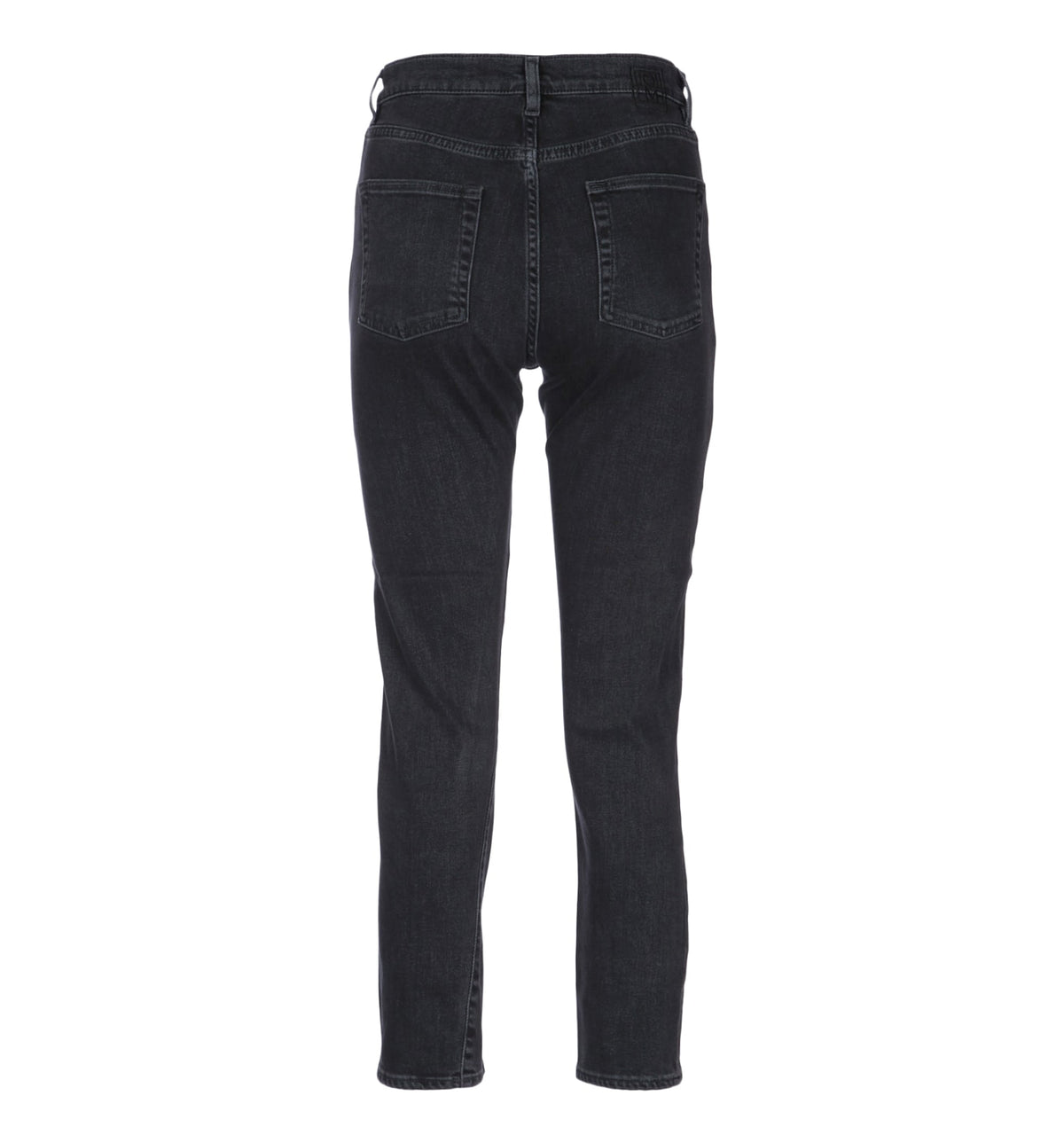 Straight-Leg High-Waisted Jeans