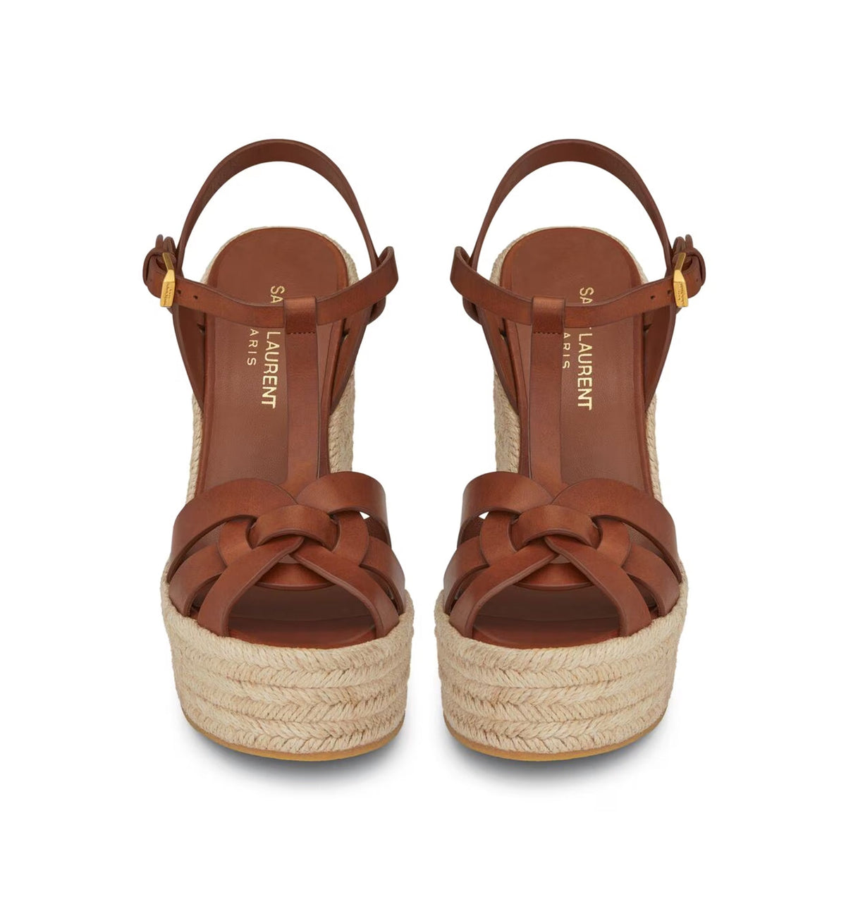 Tribute Espadrilles Wedge In Smooth Leather